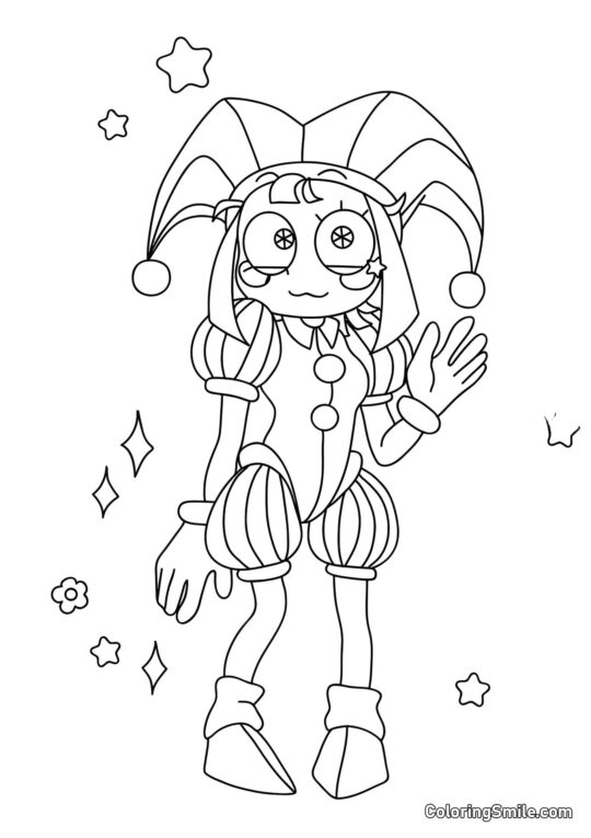 Pomni s rukou Pomni s rukou - Omalovánka