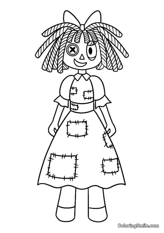 Ragata z úžasného digitálního kruhu Ragata z úžasného digitálního kruhu - Omalovánka