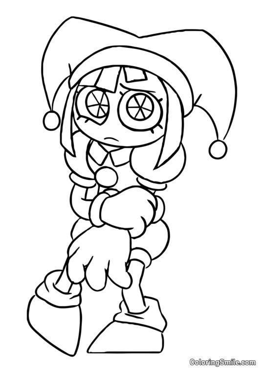 Pomni – nováček v digitálním kruhu Pomni – nováček v digitálním kruhu - Omalovánka