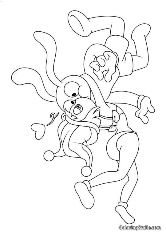 Pomni slaví Jacks Pomni slaví Jacks - Omalovánka