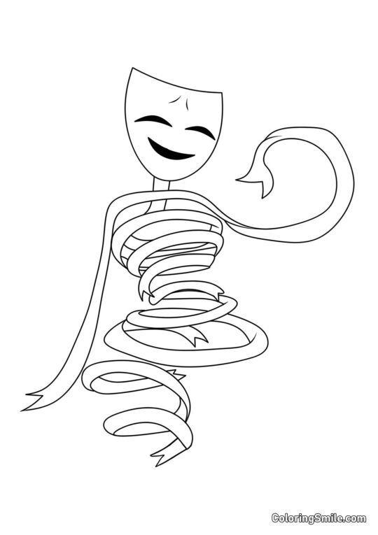 Gangl z úžasného digitálního kruhu Gangl z úžasného digitálního kruhu - Omalovánka