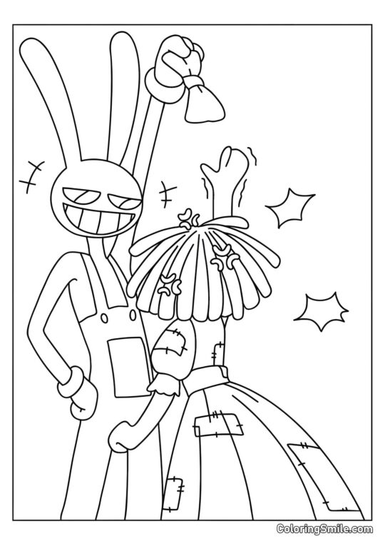 Jacks vysává Ragatu Jacks vysává Ragatu - Omalovánka