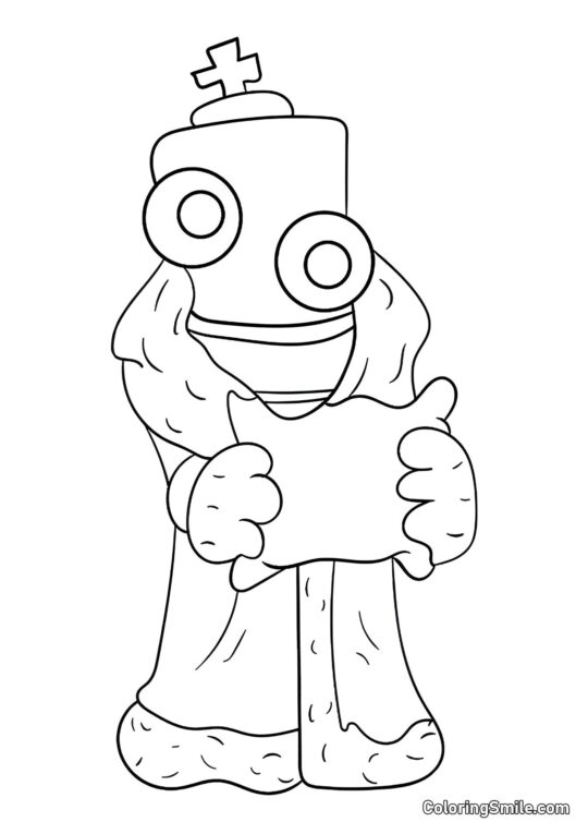 Korál s polštářem Korál s polštářem - Omalovánka