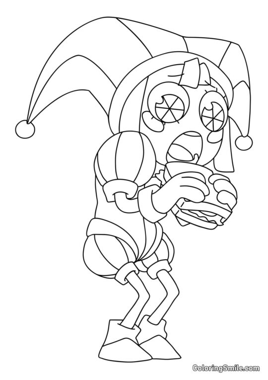 Pomni je sendvič Pomni je sendvič - Omalovánka