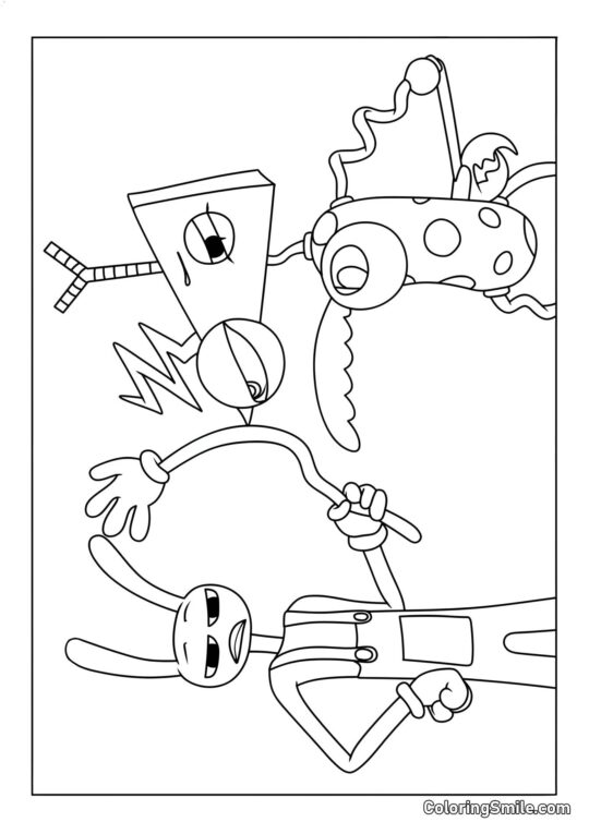 Jacks a Zubl Jacks a Zubl - Omalovánka