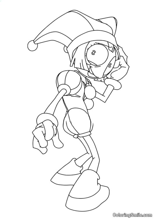 Pomni s jekhidnou úsměvem Pomni s jekhidnou úsměvem - Omalovánka