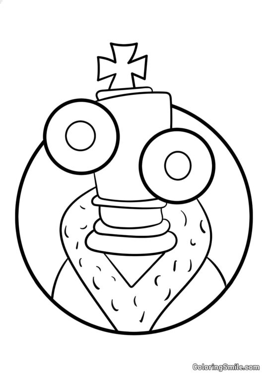 Portrét korálu Portrét korálu - Omalovánka