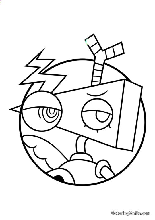 Portrét Zubl Portrét Zubl - Omalovánka