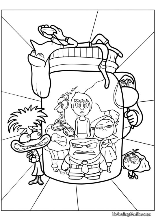 Nové emoce uzavřené ve starých Nové emoce uzavřené ve starých - Omalovánka