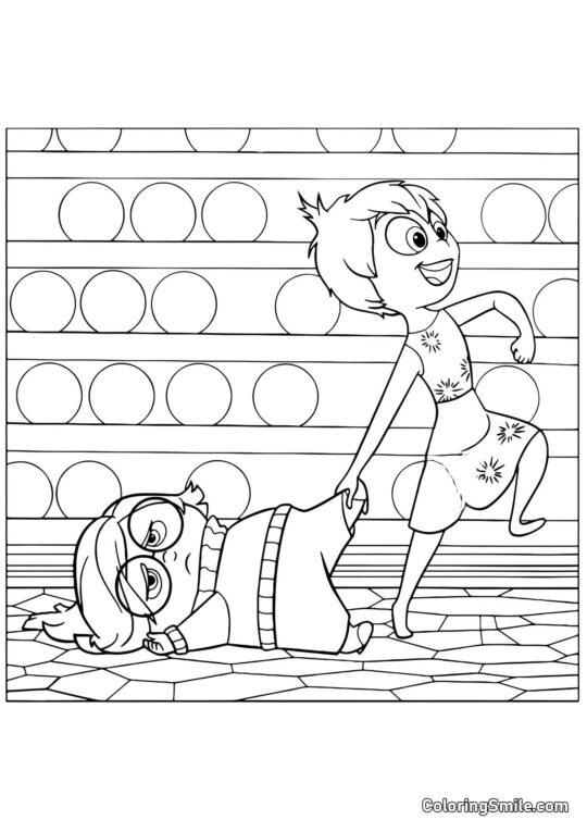 Radost nese Smutek Radost nese Smutek - Omalovánka