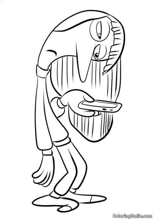 Emoce Smutek s dálkovým ovladačem Emoce Smutek s dálkovým ovladačem - Omalovánka