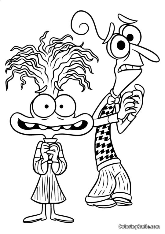 Úzkost a Strach ze Zataženo 2 Úzkost a Strach ze Zataženo 2 - Omalovánka