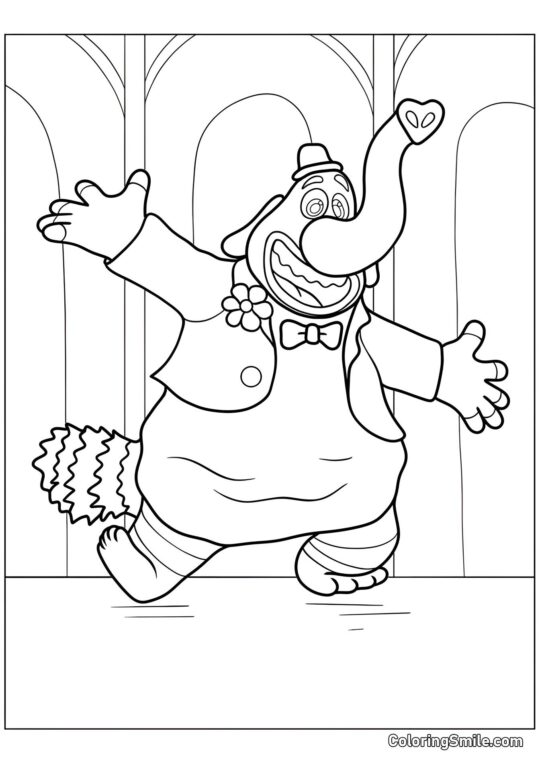 Bing Bong ze Zataženo Bing Bong ze Zataženo - Omalovánka