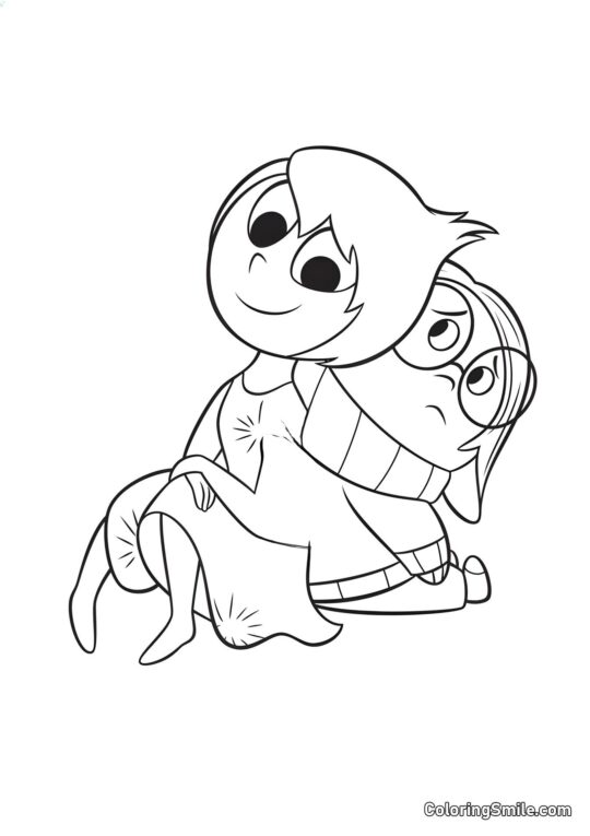 Radost a Smutek Radost a Smutek - Omalovánka