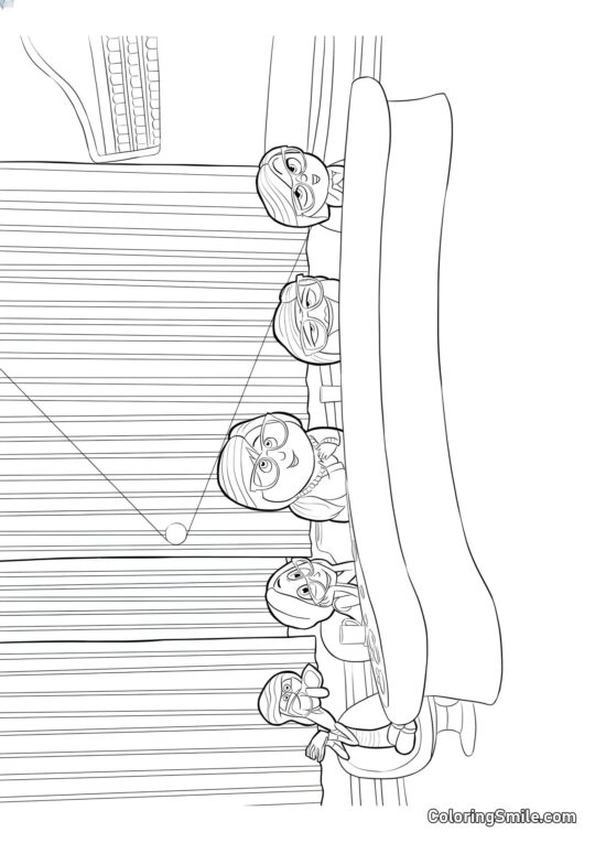 Hlas v hlavě Hlas v hlavě - Omalovánka