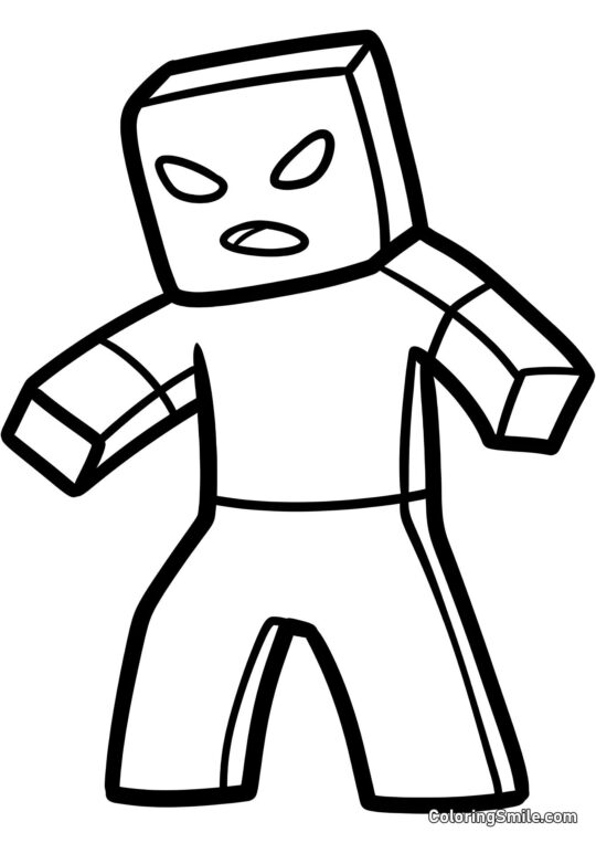 Zlý zombie Zlý zombie - Omalovánka