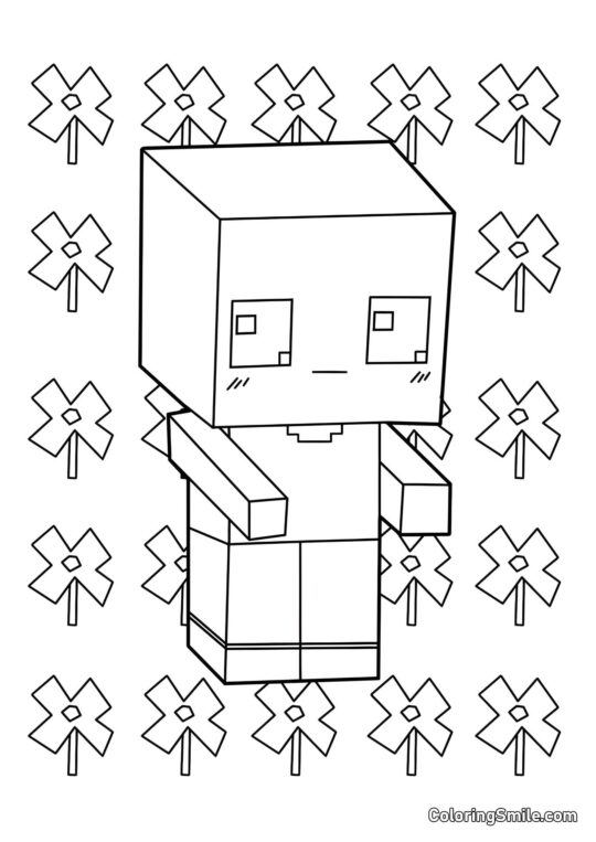 Kawaii Steve Kawaii Steve - Omalovánka