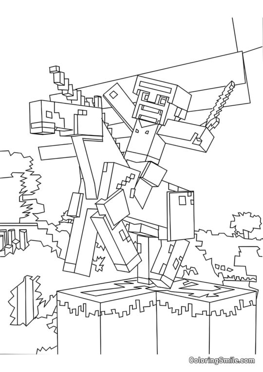 Hráč na jednorožci Hráč na jednorožci - Omalovánka