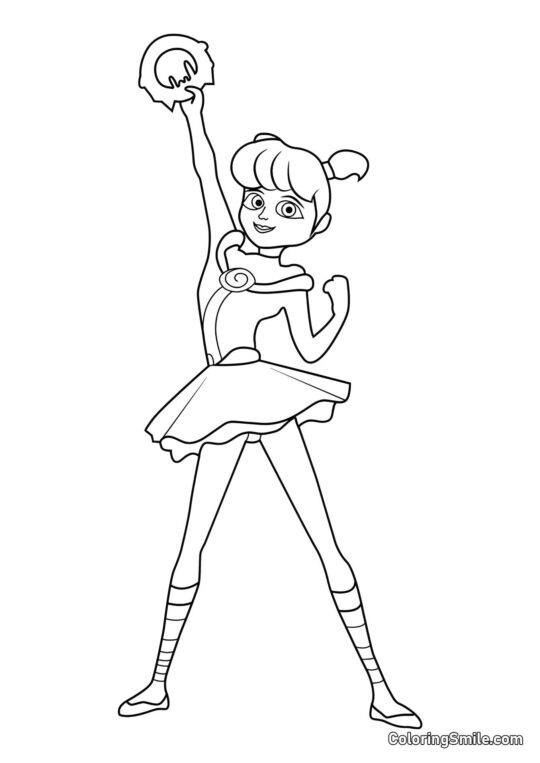 Rose jako Pigella - Omalovánka