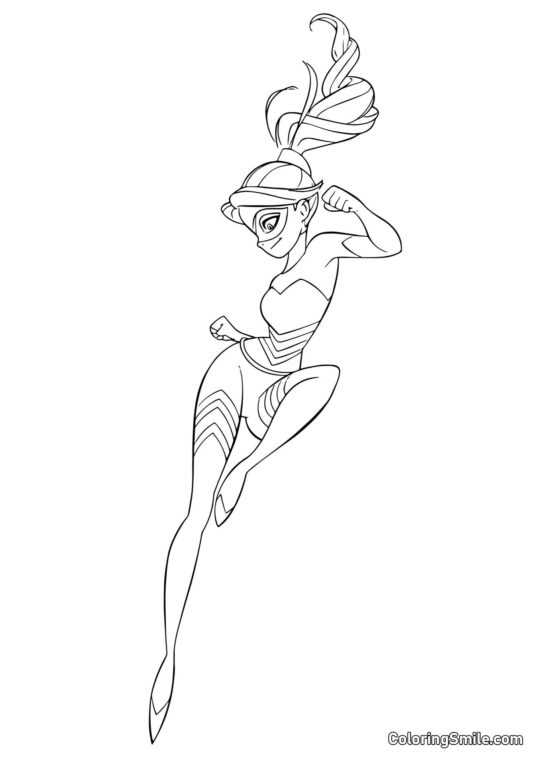 Královna včel - Omalovánka