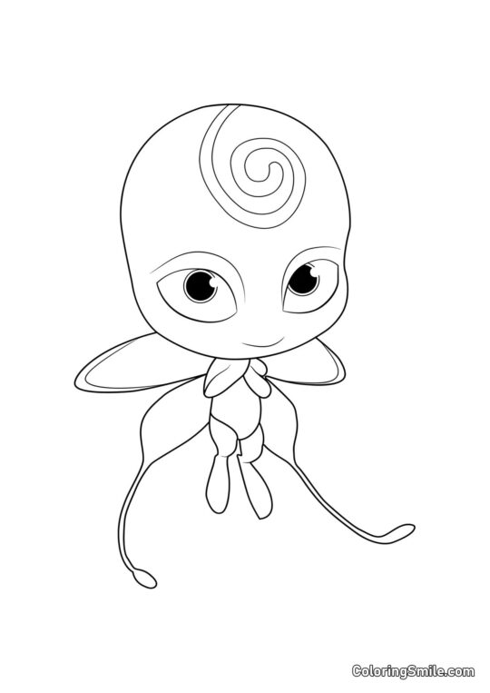 Nooroo — přenosový kwami - Omalovánka