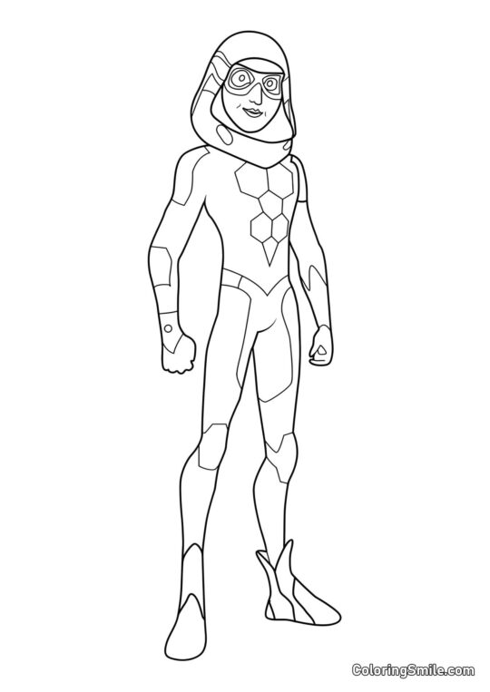 Nino jako Carapace - Omalovánka