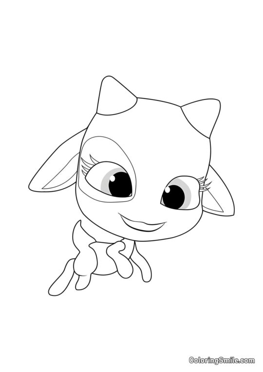 Ziggy — vášeň kwami - Omalovánka