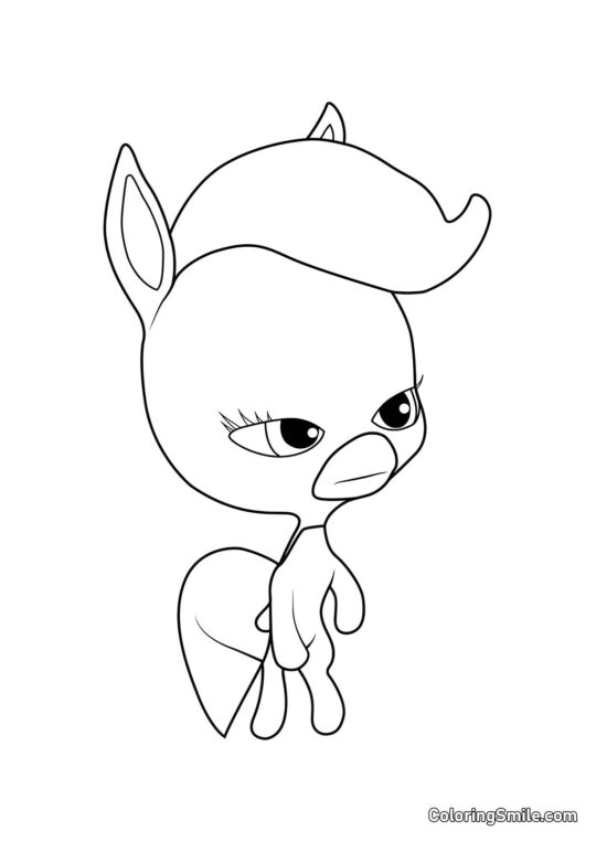 Kaalki — teleportace kwami - Omalovánka