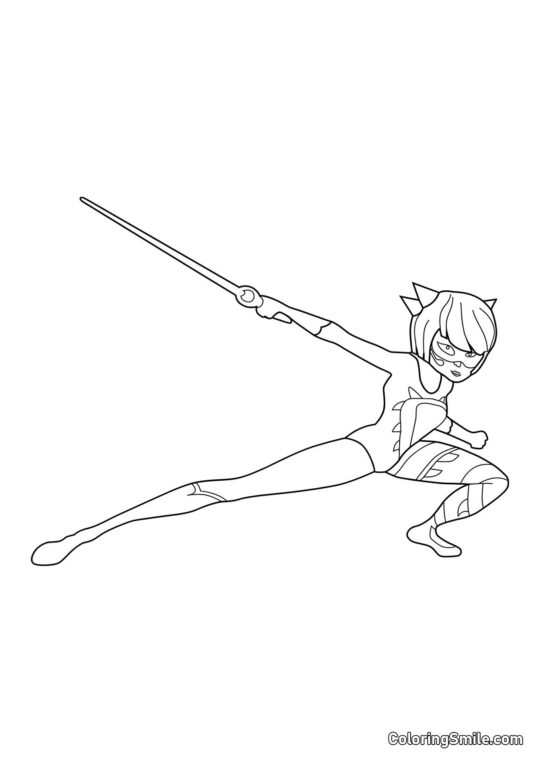 Kagami jako Ryuko - Omalovánka