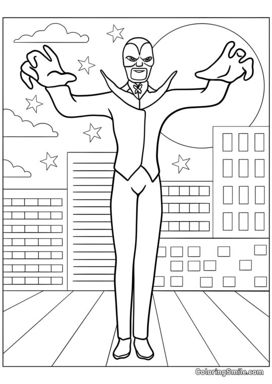 Zlý Hawk Moth - Omalovánka