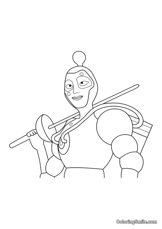 Nino jako Bubbler - Omalovánka