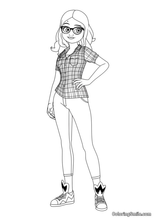 Alya Césaire v plné délce - Omalovánka