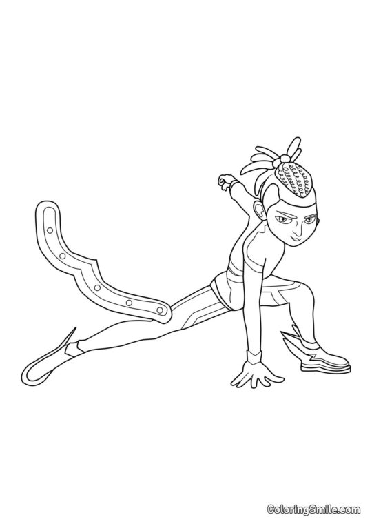 Max jako Pegasus - Omalovánka