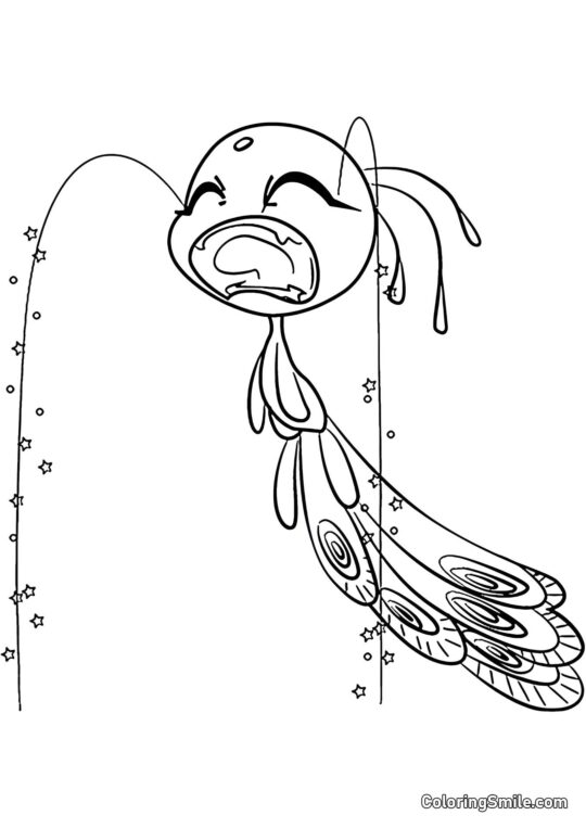 Pařezový kwami Duusu - Omalovánka