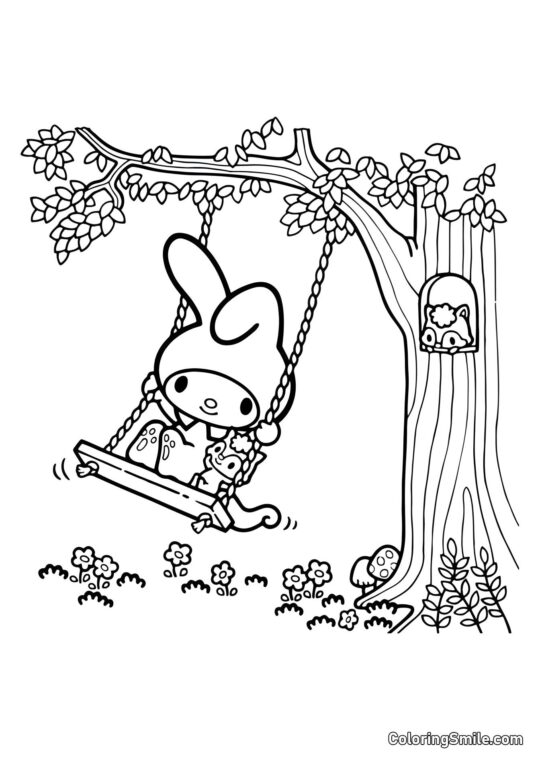 Moje Melodie na houpačkách - Omalovánka