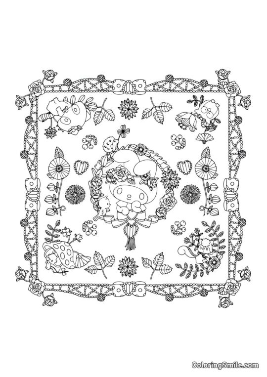 Moje Melodie antistres - Omalovánka