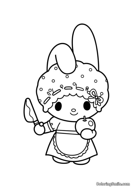 Mama Moje Melodie - Omalovánka