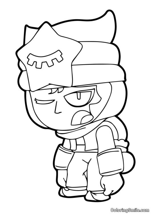 Sandy Brawl Stars - Omalovánka