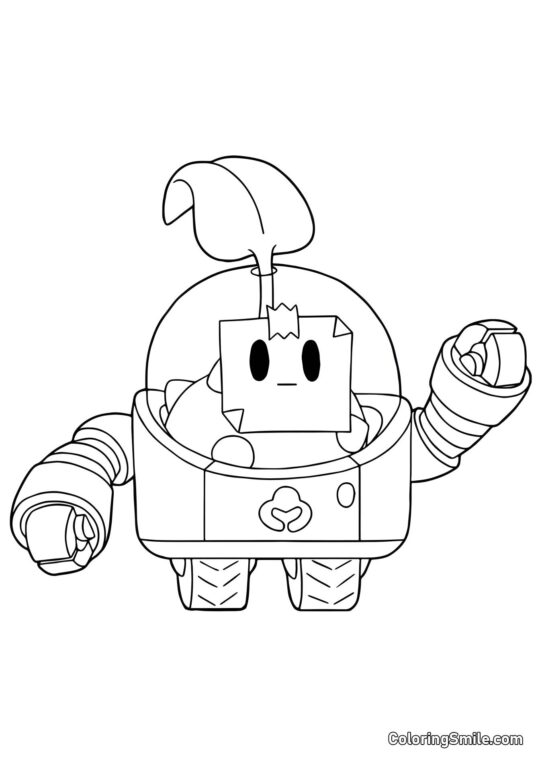 Sprout Brawl Stars - Omalovánka