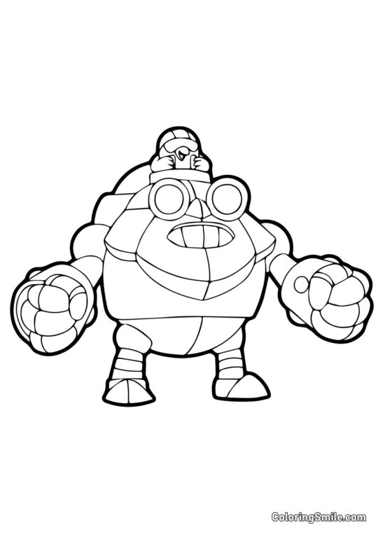 Dynamike Brawl Stars - Omalovánka