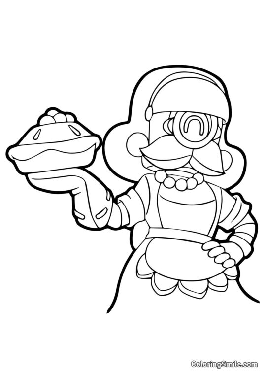 Barley Brawl Stars - Omalovánka