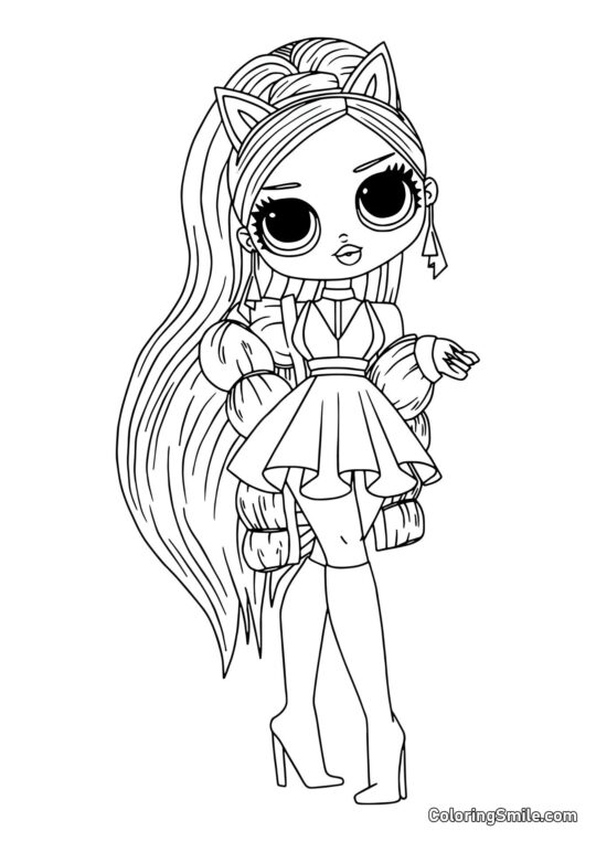 LOL OMG Velká Sestra Murr - Omalovánka