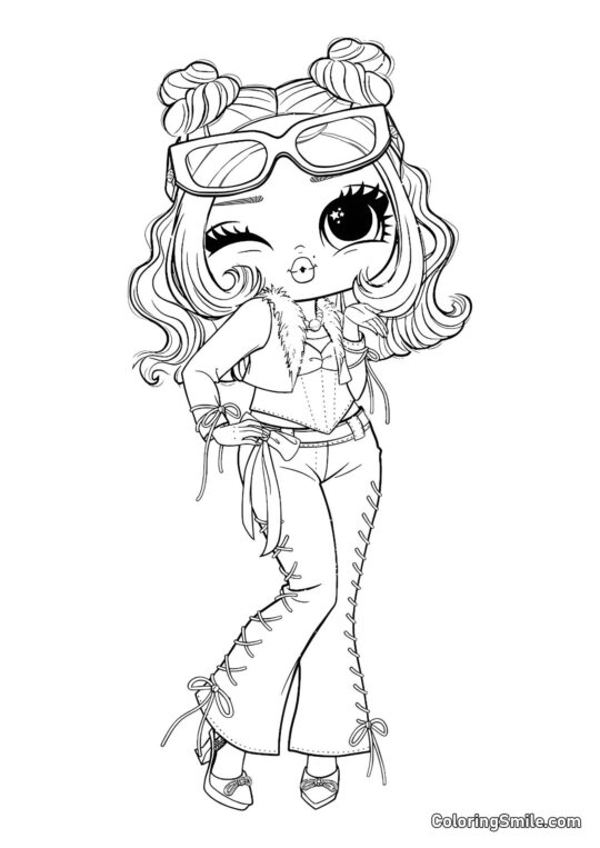 LOL OMG Východ Slunce - Omalovánka