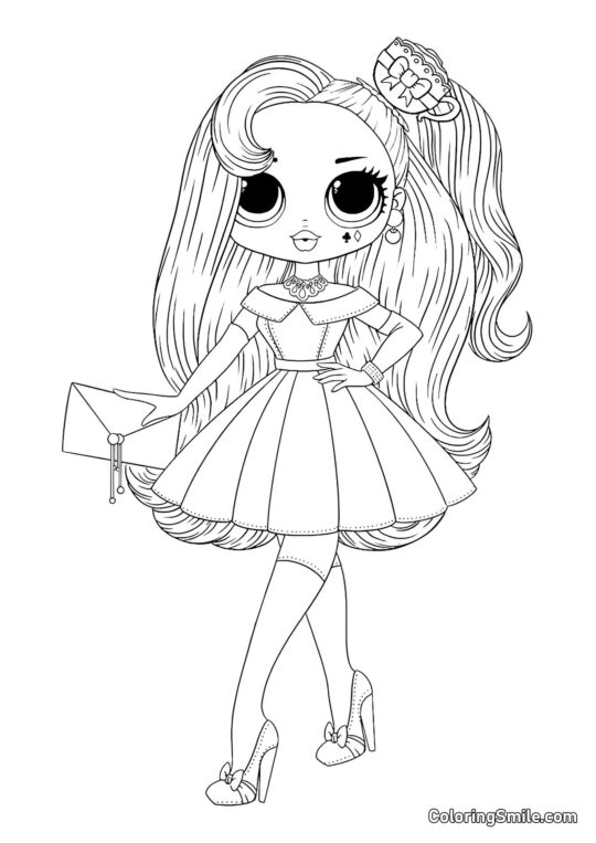 LOL OMG Čajový Dýchánek - Omalovánka