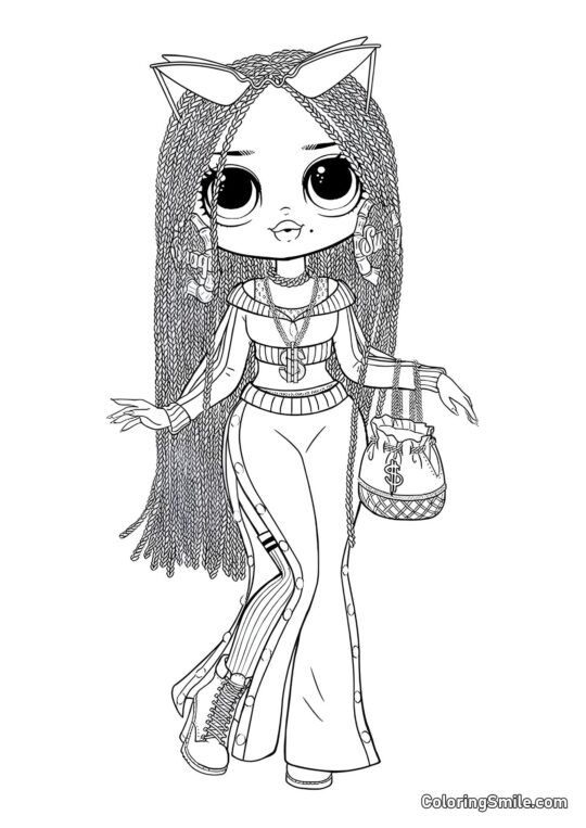 LOL OMG Styl - Omalovánka