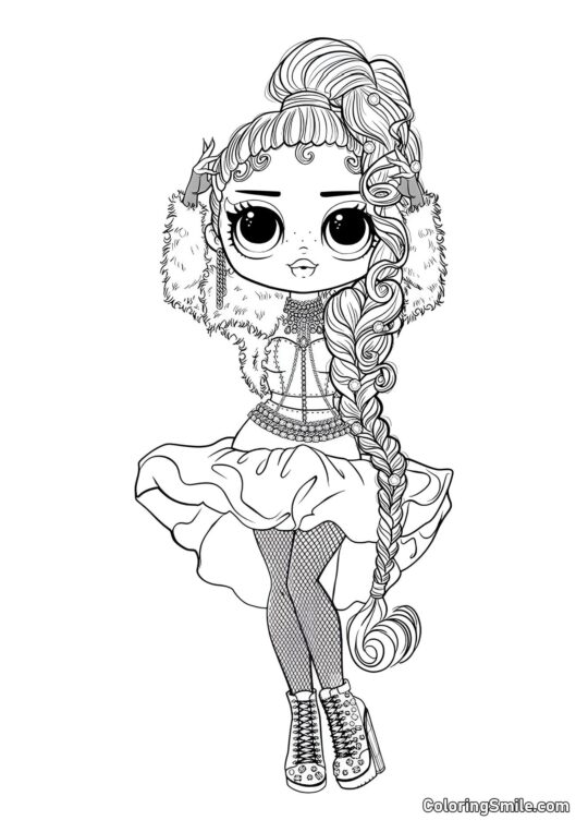 LOL OMG Bohyně Pódia - Omalovánka