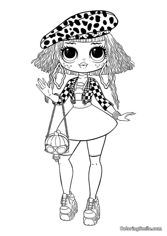 LOL OMG Neonlicious - Omalovánka