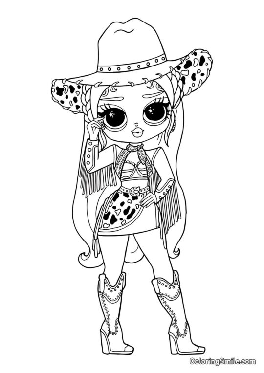 LOL OMG Luxusní Luxe - Omalovánka