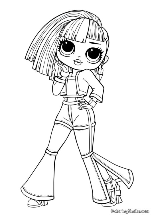 Úhly LOL OMG Světla - Omalovánka