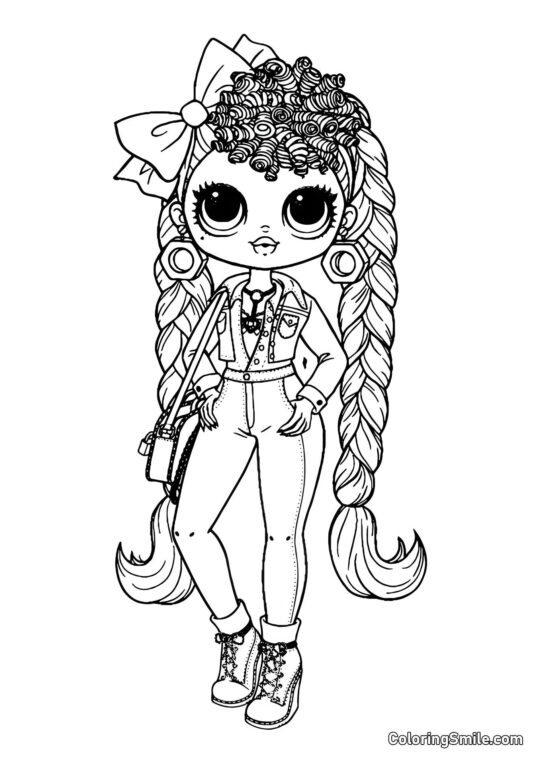 LOL OMG Nepokojná B.B. - Omalovánka